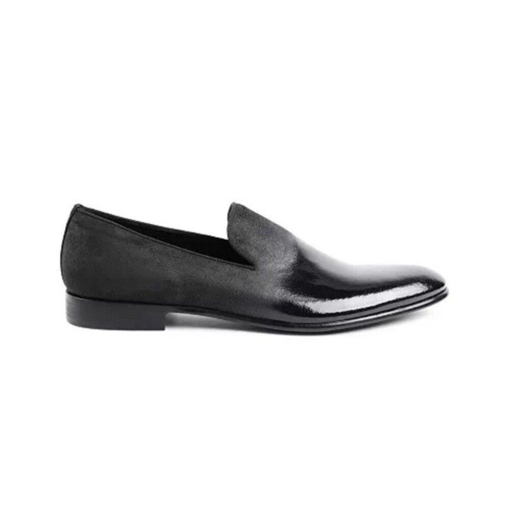 Bruno Magli Monet Seude & Patent Leather Loafers Size: 10.5 M